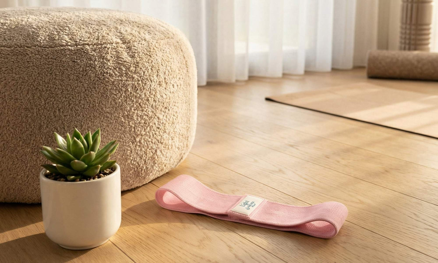 bande de resistance light pose sur parquet