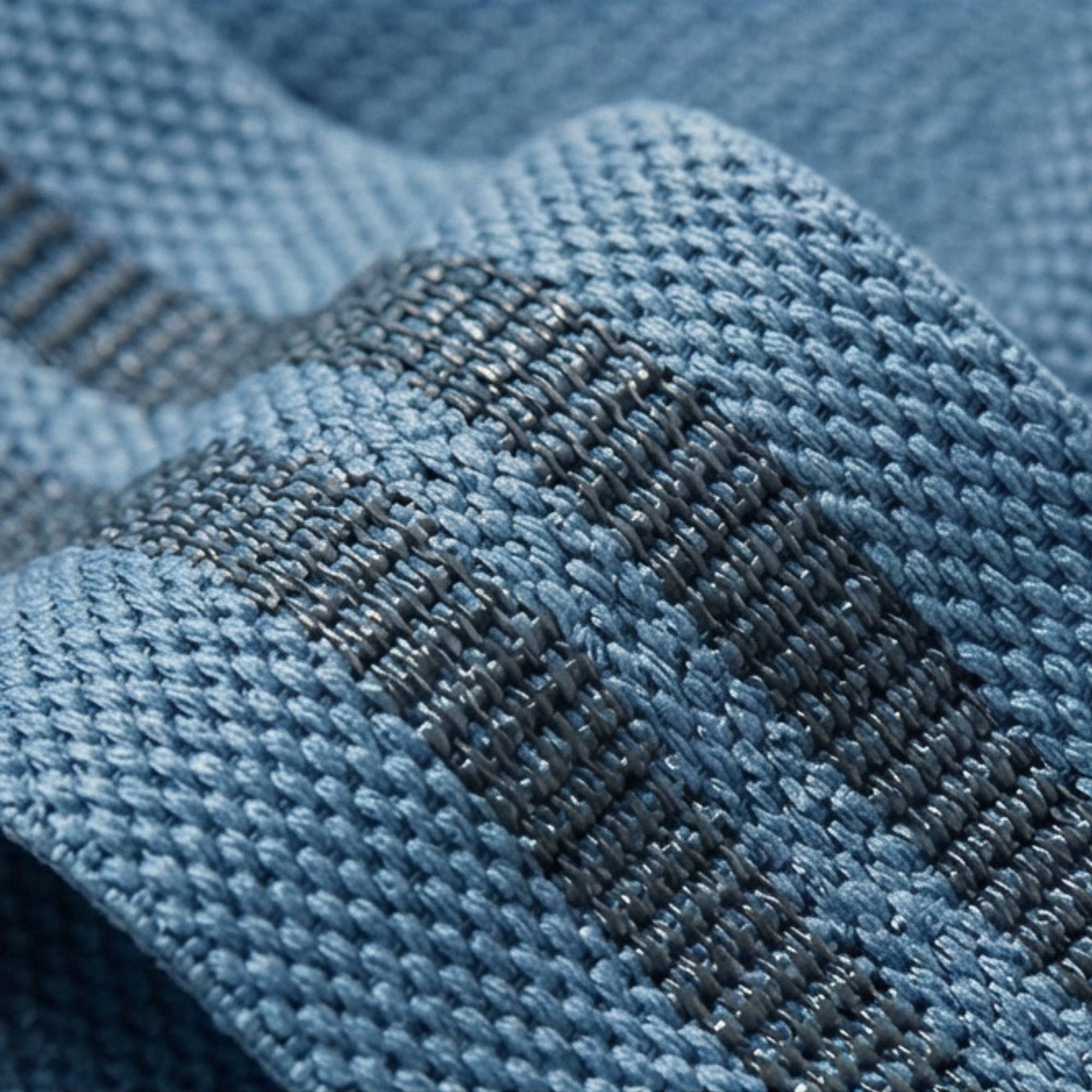 detail interieur bande large resistance tissu Heavy bleu Neora Mouv