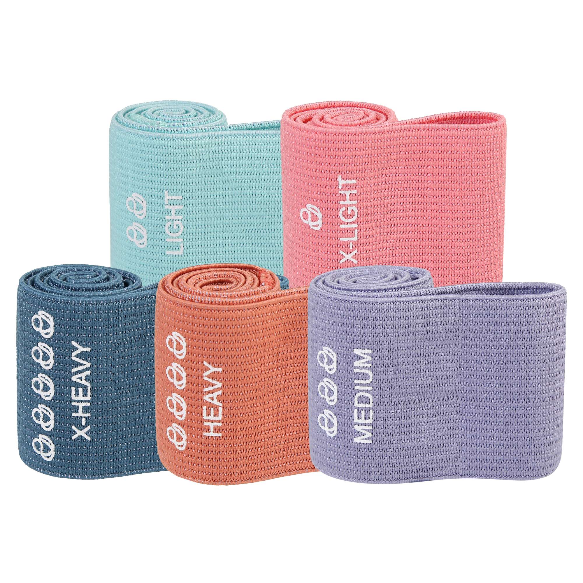 Set de 5 bandes de résistance Mini loop Neora Mouv