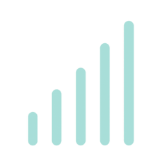 Icone niveau de résistance pour bande resistance