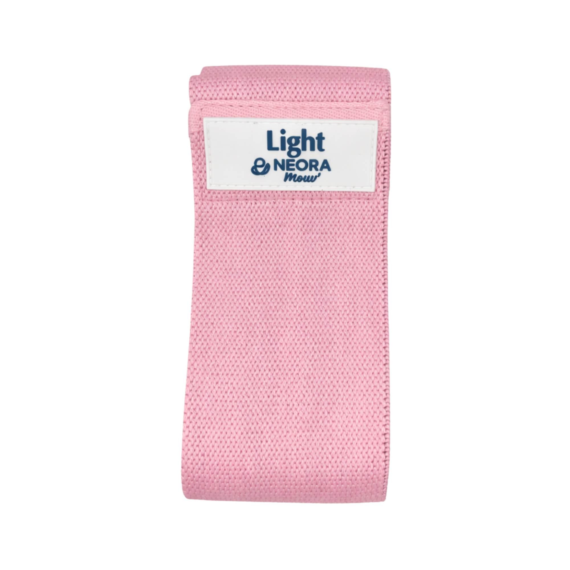 bande de resistance issu couleur unie rose light Neora Mouv