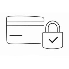 Icone paiement securisé pour le site internet Neora Mouv