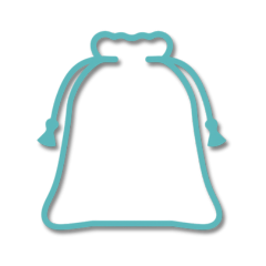 Icone sachet en coton pour set bandes resistance latex Neora Mouv