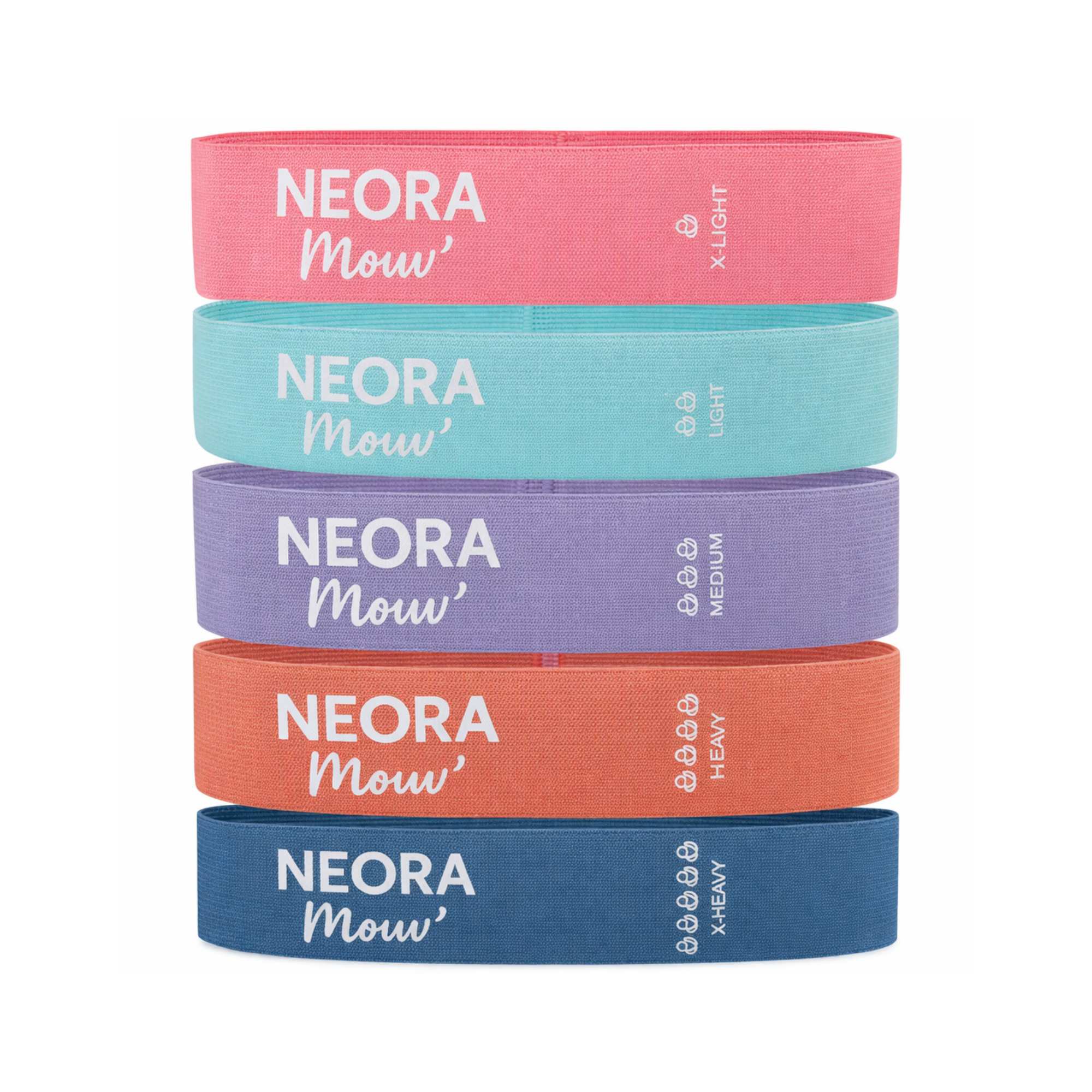 Set de 5 bandes de resistance mini Loop Neora Mouv